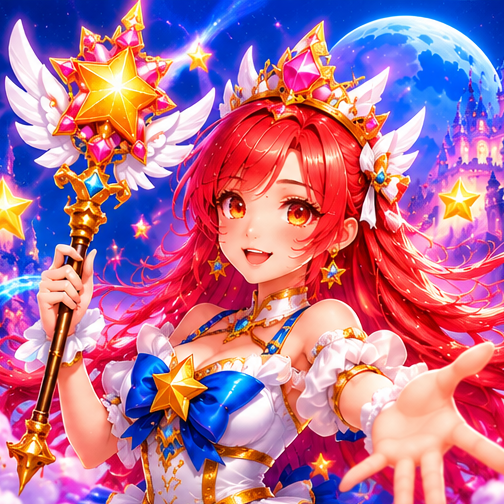 Ilustrasi permainan Starlight Princess