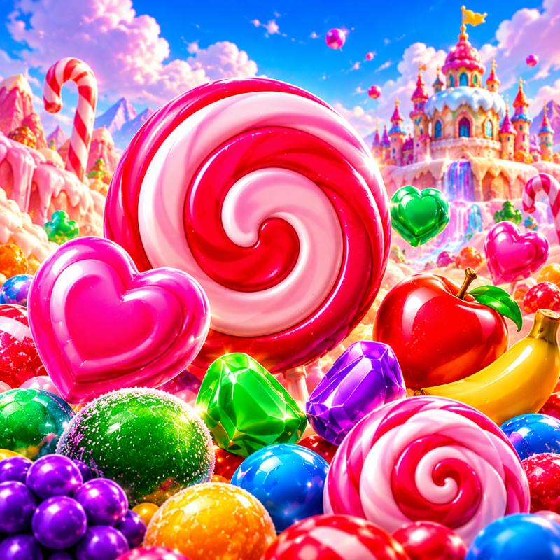 Ilustrasi permainan Sweet Bonanza